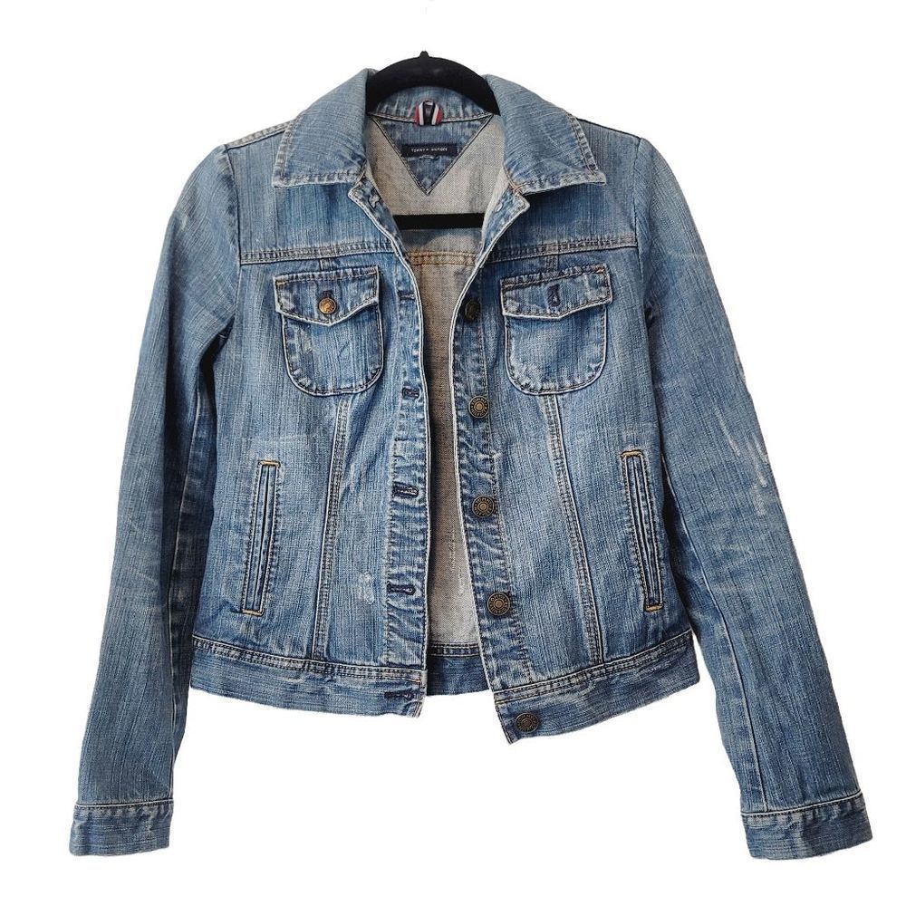 Tommy Hilfiger Distress Denim Jacket
